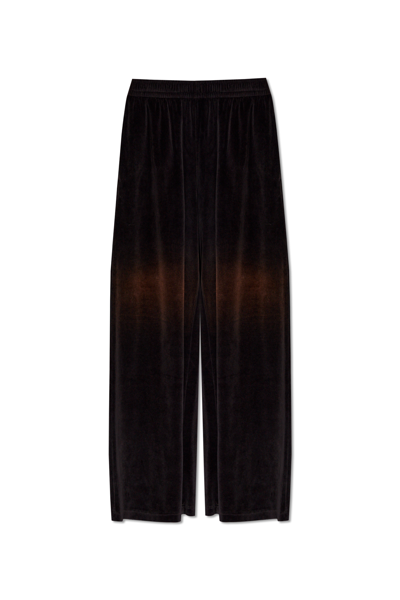 Black Velour trousers with logo Acne Studios Black Velour trousers with logo Acne Studios